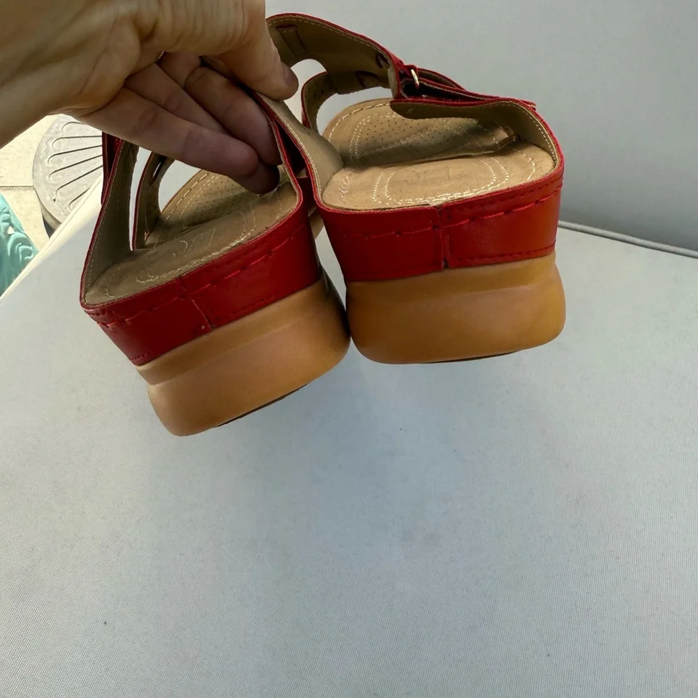 Shibever Red Women's Sandals